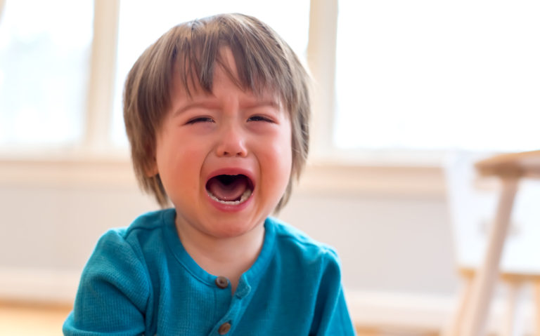 why my kid is crying